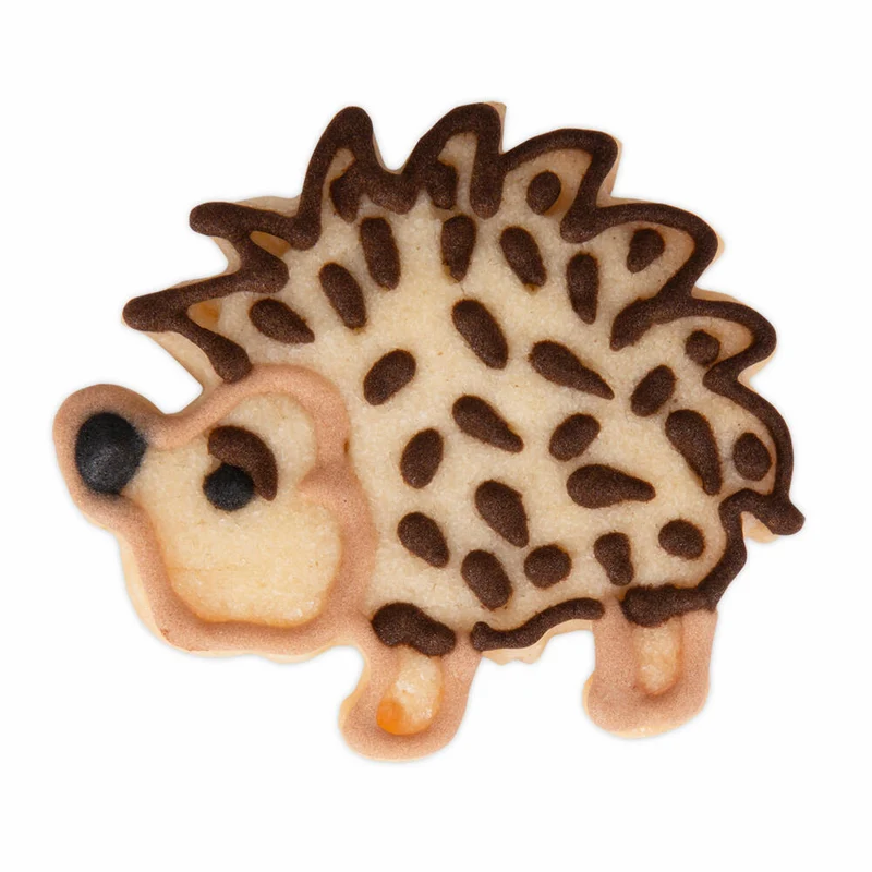 Städter Präge-Ausstecher Igel, Ausstechform, Plätzchenform, PP-Kunststoff, Grün, 4.5 cm, 171930