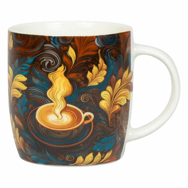 Könitz Becher Coffee Oak, Tasse, New Bone China, Bunt, 400 ml, 11 7 275 2818