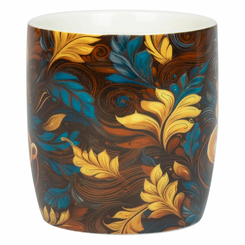 Könitz Becher Coffee Oak, Tasse, New Bone China, Bunt, 400 ml, 11 7 275 2818