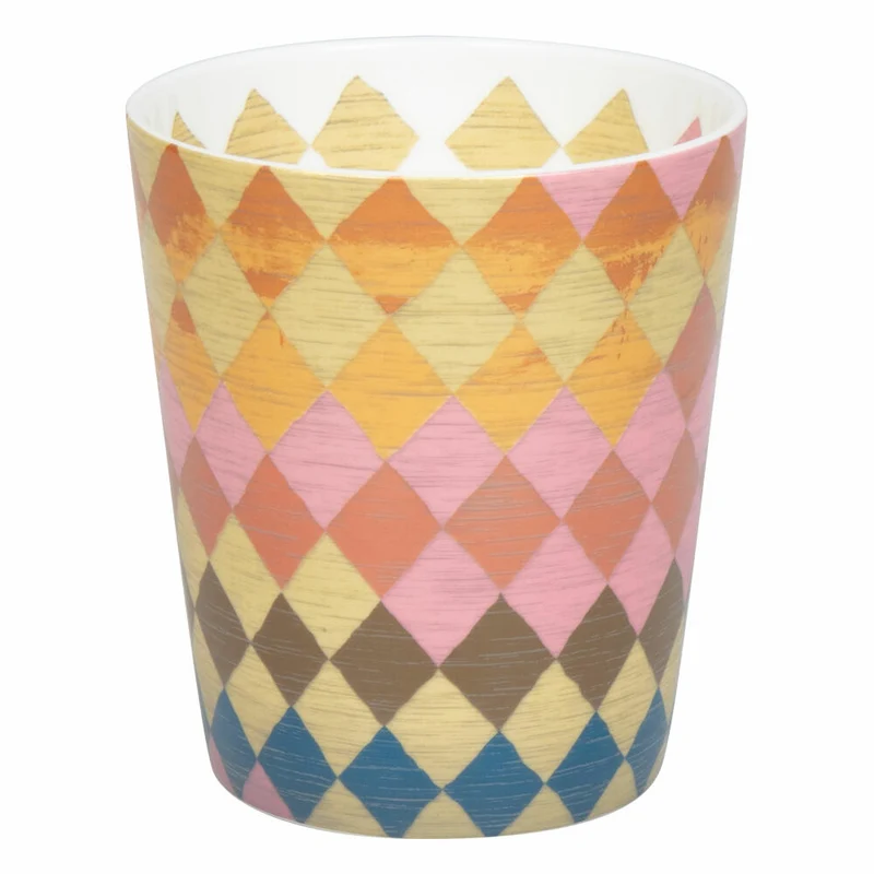 Könitz Becher Wunderbar - Squares im Geschenkkarton, Tasse, Bone China, Bunt, 600 ml, 11 5 255 2809