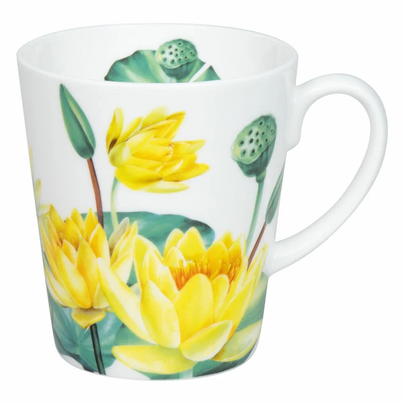 Könitz Becher Wunderbar - Lotus im Geschenkkarton, Tasse, Bone China, Bunt, 600 ml, 11 5 255 2810