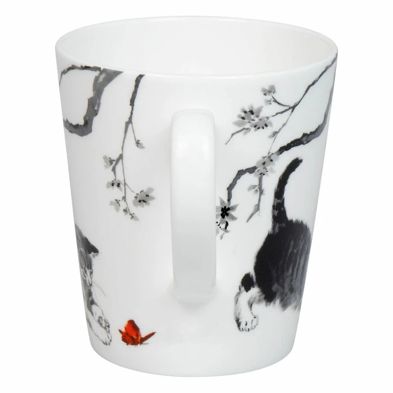 Könitz Becher Wunderbar - Cats im Geschenkkarton, Tasse, Bone China, Bunt, 600 ml, 11 5 255 2811