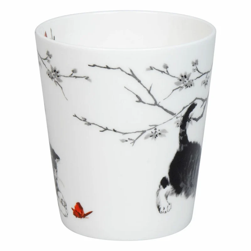 Könitz Becher Wunderbar - Cats im Geschenkkarton, Tasse, Bone China, Bunt, 600 ml, 11 5 255 2811