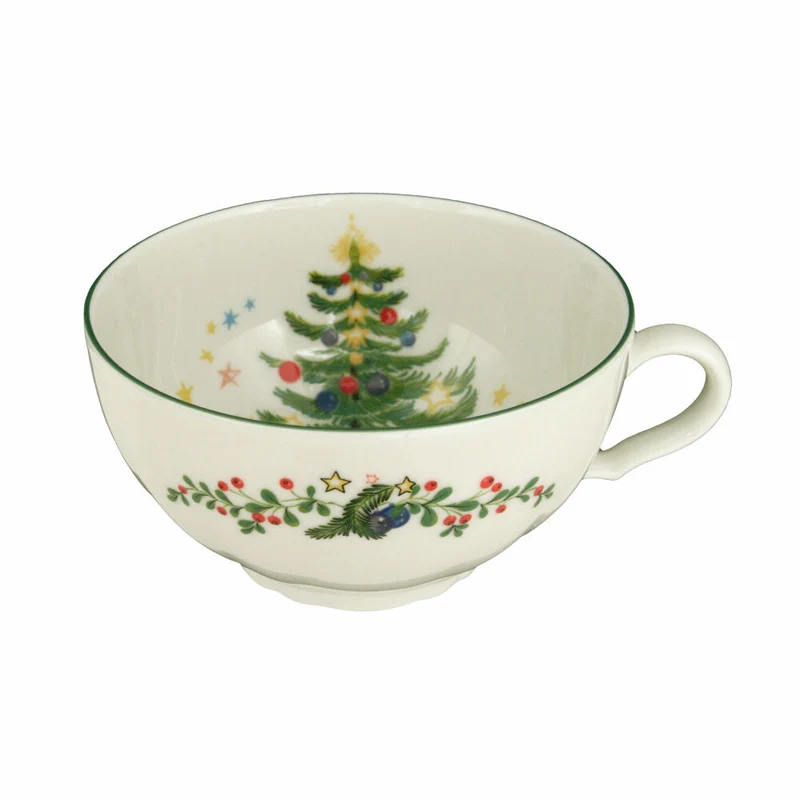 Seltmann Weiden Marie-Luise Teetasse, Tee Tasse, Kaffeetasse, Porzellan, Weihnachten, 210 ml, 001.298787