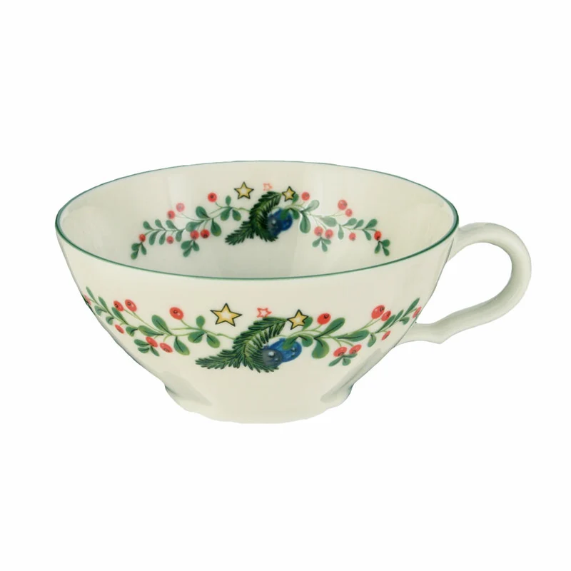 Seltmann Weiden Marie-Luise Teetasse, Tee Tasse, Kaffeetasse, Porzellan, Weihnachten, 130 ml, 001.299022