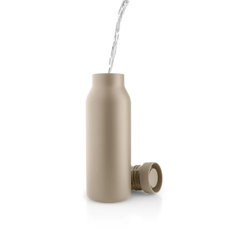 Eva Solo Isolierflasche Urban, Edelstahl, Kunststoff, Pearl Beige, 0.5 L, 575006