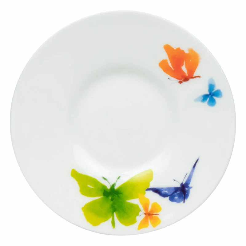Könitz Espressotasse Victoria Lowe - Butterfly mit Untertasse, Becher, Bone China, Bunt, 95 ml, 11 5 304 2705
