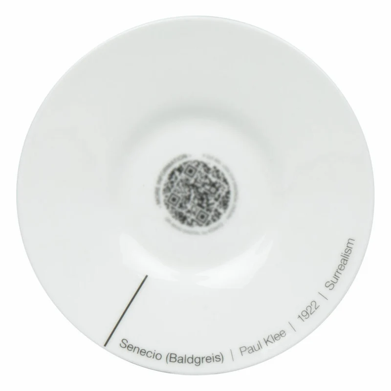 Könitz Espressotasse Senecio Baldgreis - Paul Klee mit Untertasse, Becher, Bone China, Bunt, 95 ml, 11 5 304 2719