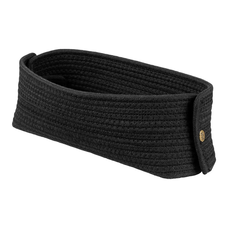 RIG-TIG Brotkorb Knit-It, Brottasche, Brotbeutel, Baumwolle, Black, Z00146-2