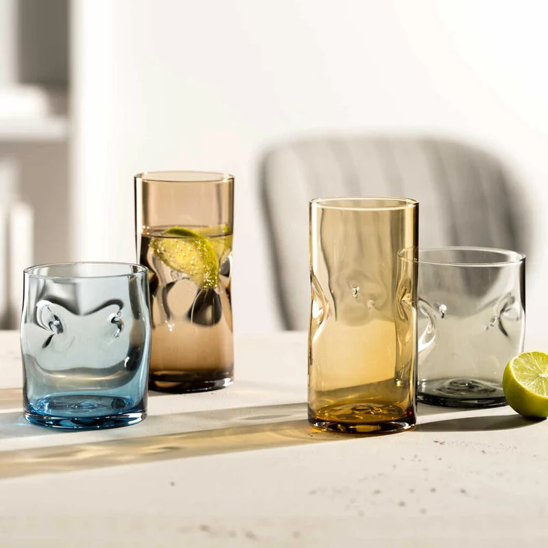 Leonardo Trinkglas Vesuvio, Trinkbecher, Kalk-Natron-Glas, Amber, 330 ml, 077376
