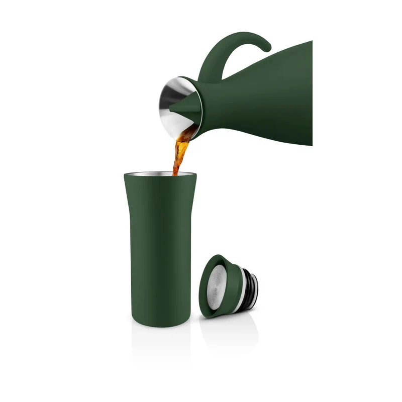 Eva Solo City To Go Cup, 90% recycelter Edelstahl, Kunststoff, Emerald Green, 0.35 L, 567035