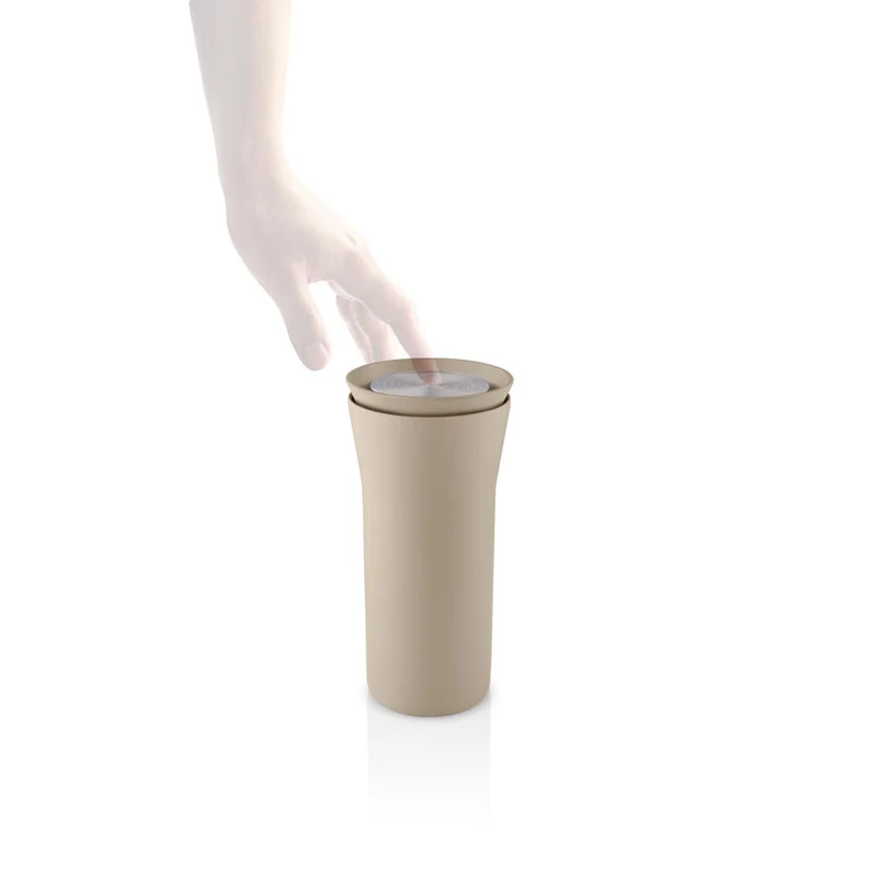 Eva Solo City To Go Cup, 90% recycelter Edelstahl, Kunststoff, Pearl Beige, 0.35 L, 567036
