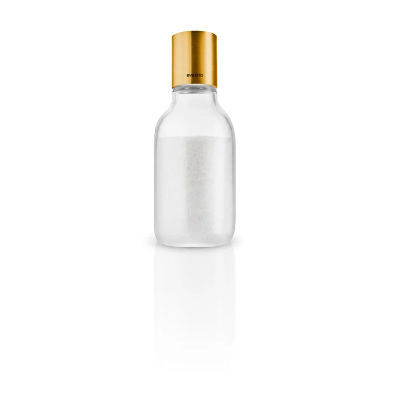 Eva Solo Zuckerspender, Borosilikatglas, PVD-beschichteter Edelstahl, Silikon, Brass, 350 ml, 567689