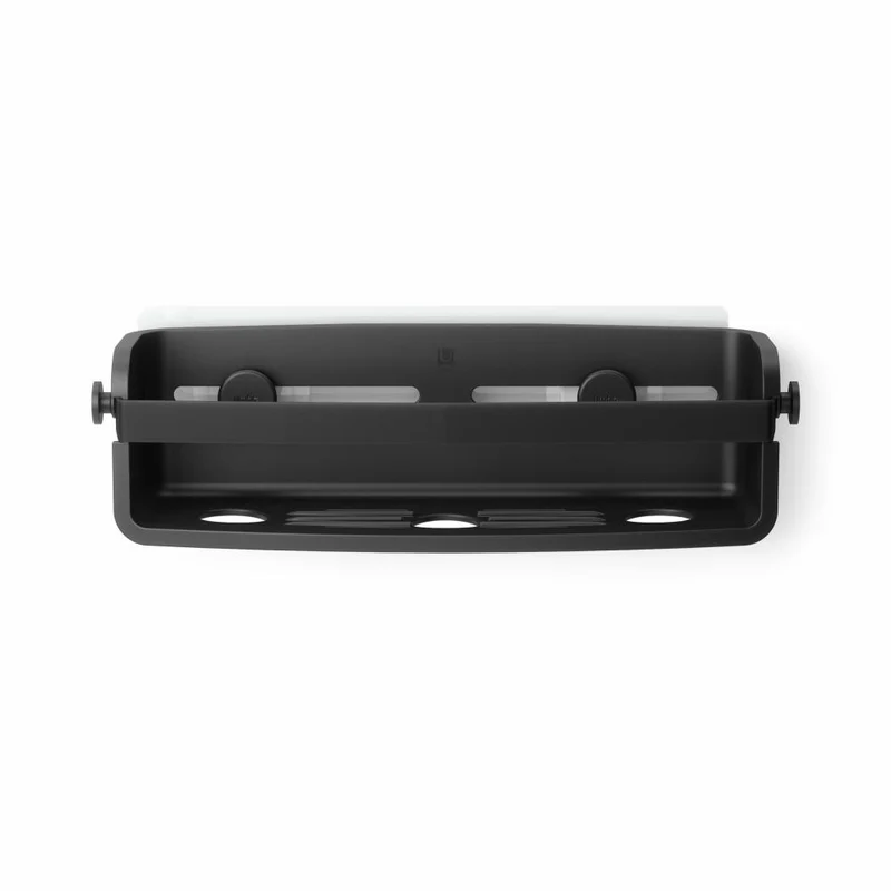 Umbra Duschablage Flex zum Kleben, Duschregal, Kunststoff, Schwarz, 33 x 12 x 9 cm, 1021300-040