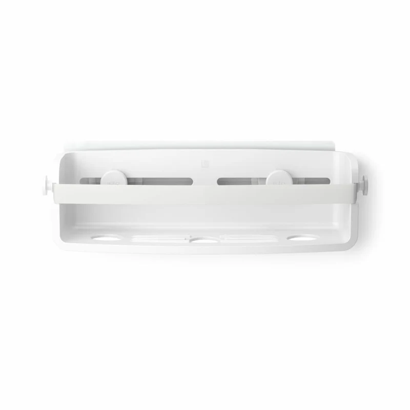Umbra Duschablage Flex zum Kleben, Duschregal, Kunststoff, Weiß, 33 x 12 x 9 cm, 1021300-660