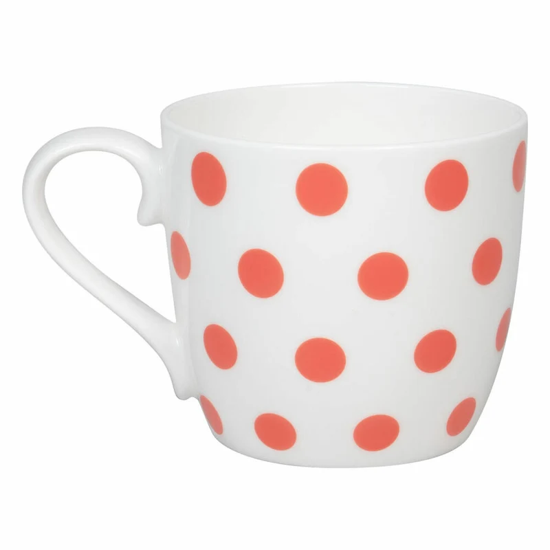Könitz Becher Dots - Coral, Tasse, Bone China, Coral, 425 ml, 11 2 057 2820
