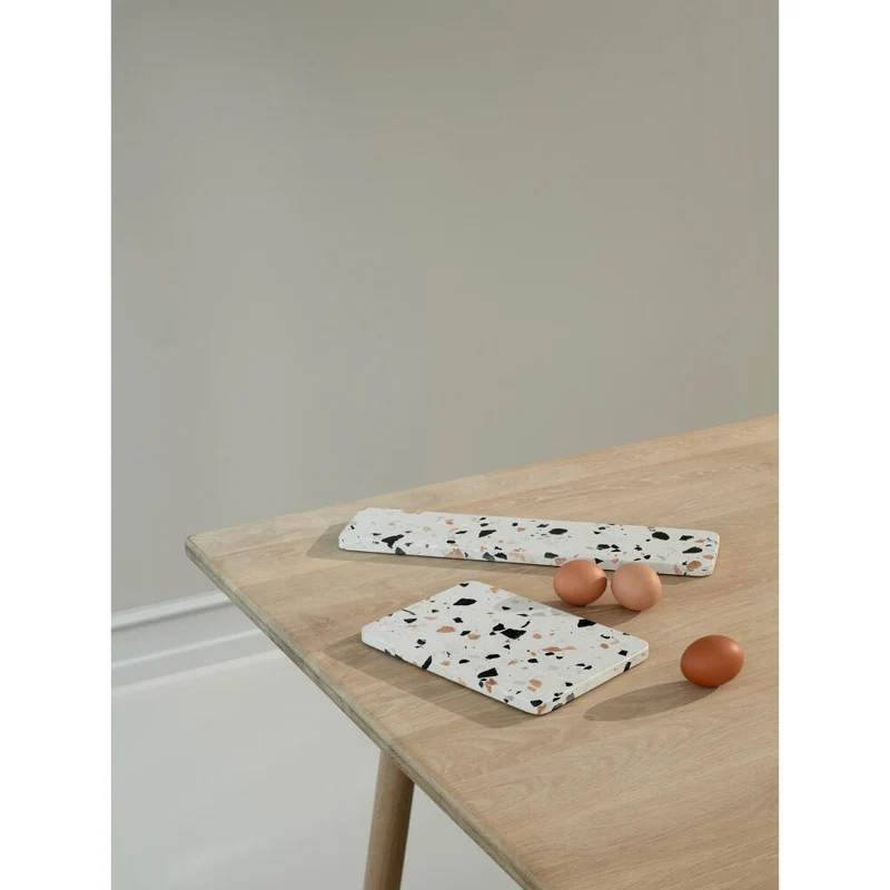 RIG-TIG Servierplatte Serve-It, Terrazzo, White Terrazzo, L 16 cm, Z00180