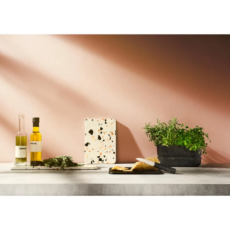 RIG-TIG Servierplatte Serve-It, Terrazzo, White Terrazzo, L 40 cm, Z00181