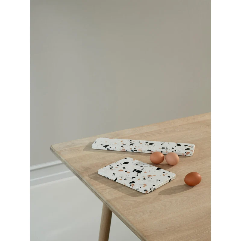RIG-TIG Servierplatte Serve-It, Terrazzo, White Terrazzo, L 40 cm, Z00181