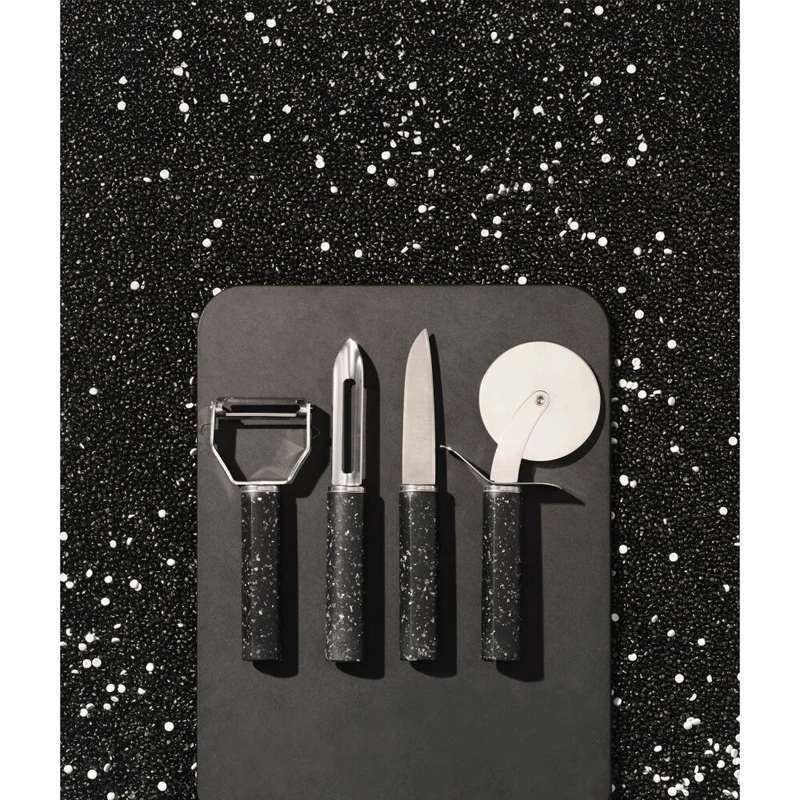 RIG-TIG Schälmesser Redo, Küchenmesser, Kunststoff, Edelstahl, Black, Z00282