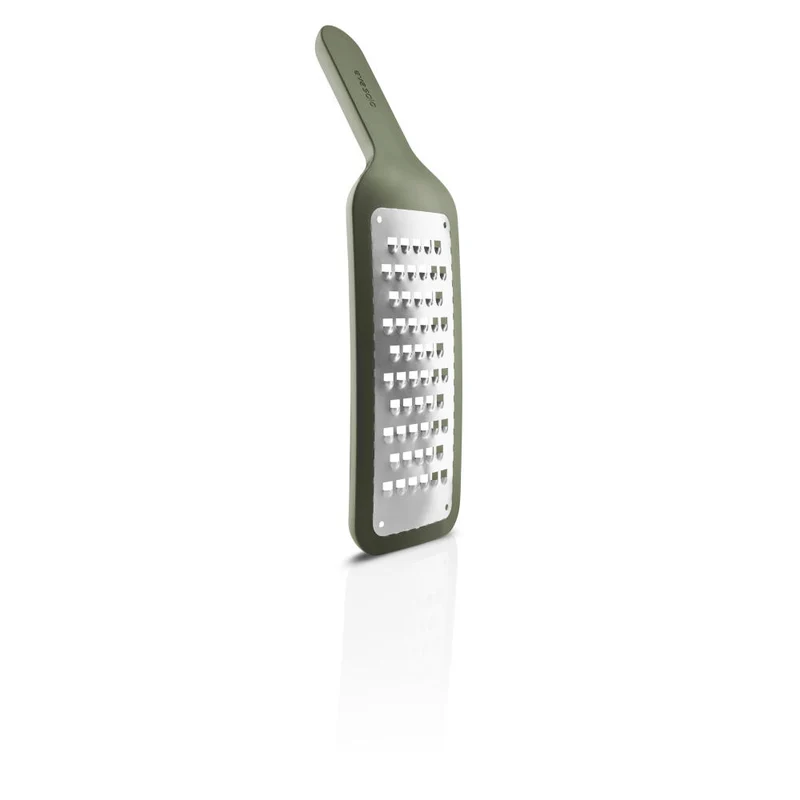 Eva Solo Küchenreibe Green tools grob, Edelstahl, Gummi, Kunststoff, Green, 26 cm, 531539