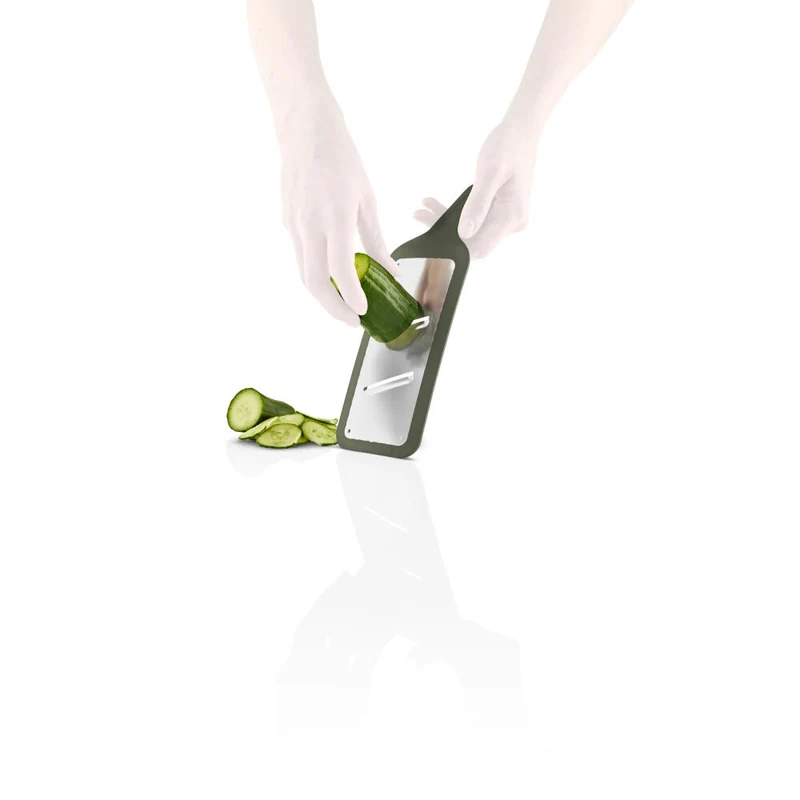 Eva Solo Küchenreibe Green tools Hobel, Edelstahl, Gummi, Kunststoff, Green, 26 cm, 531540