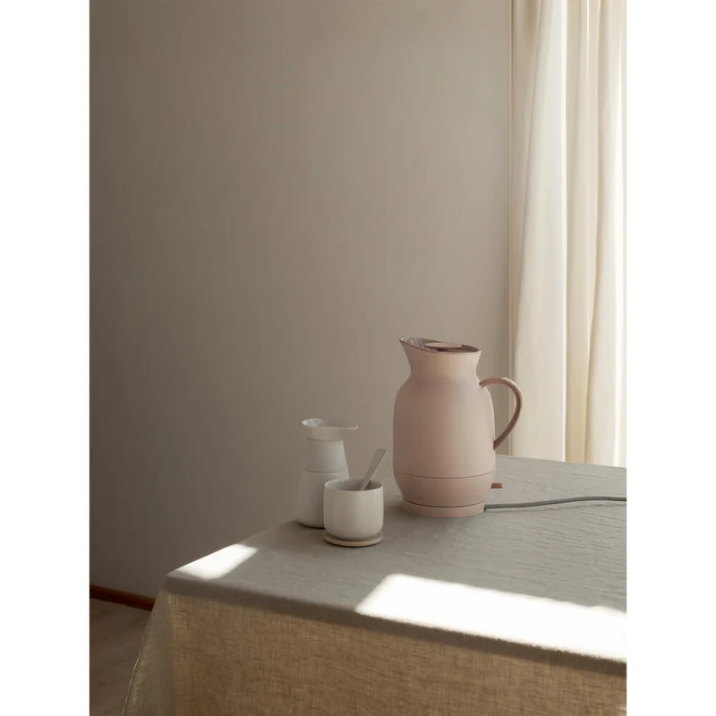 Stelton Wasserkocher Amphora, Edelstahl, Kunststoff, Soft Peach, 1.2 L, 223-2
