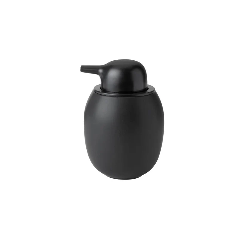 Stelton Spender Fjord, Pumpspender, Steinzeug, ABS Kunststoff, Black, 300 ml, 111