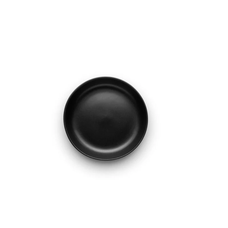 Eva Solo Salatschüssel Nordic kitchen niedrig, Steinzeug, Black, Ø 25 cm, 512706
