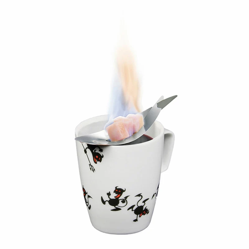 Take2 Die Feuerteufel Feuerzangen Tassenset, 4-tlg., Feuerzange, Feuerzangenbowle, Tasse, Zuckerzange, 26060
