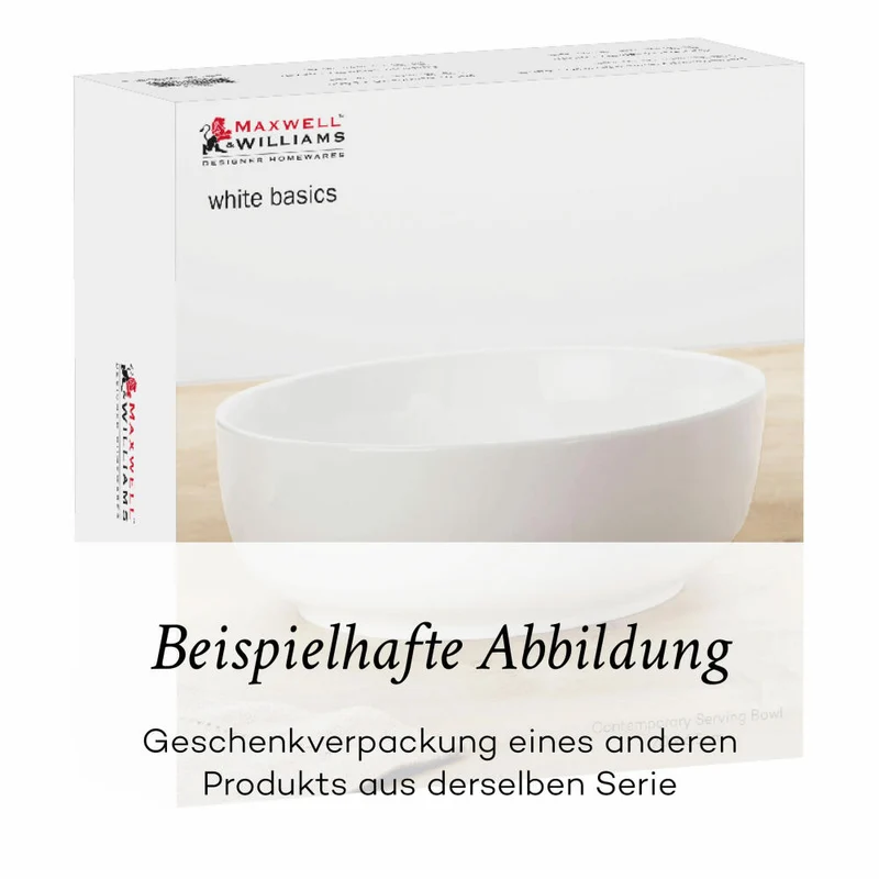Maxwell & Williams KITCHEN Tassen-Set, 4-tlg., Becher, Kaffeebecher, Teetasse, Porzellan, Weiß, 200 ml, DV0189