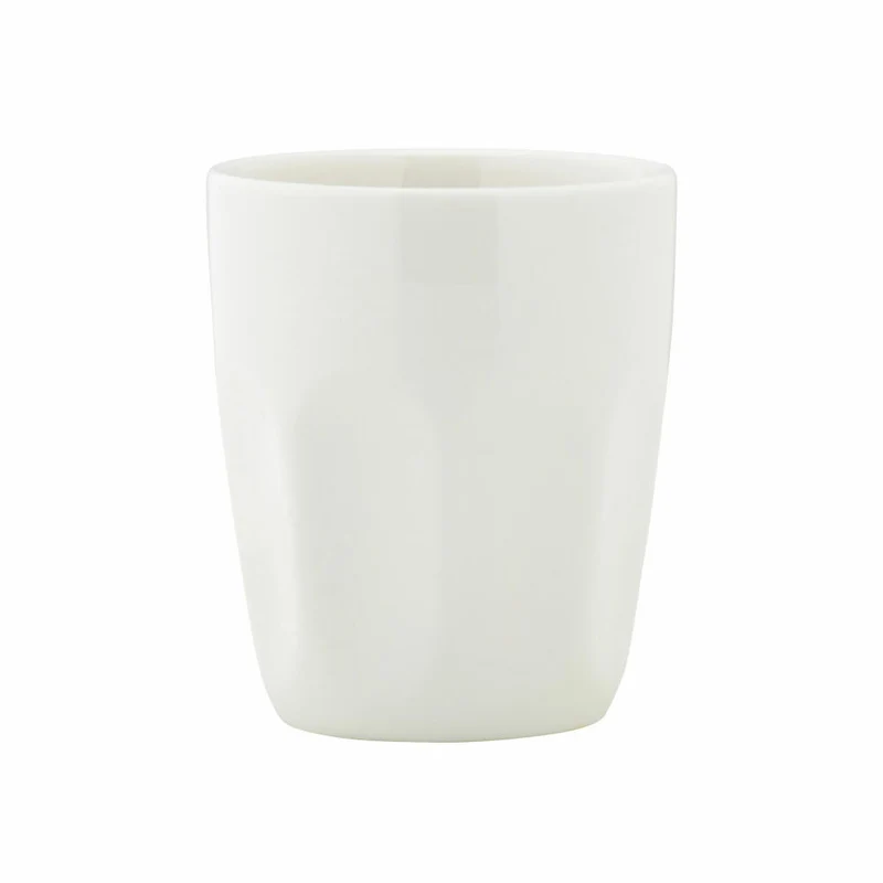 Maxwell & Williams KITCHEN Tassen-Set, 4-tlg., Becher, Kaffeebecher, Teetasse, Porzellan, Weiß, 200 ml, DV0189