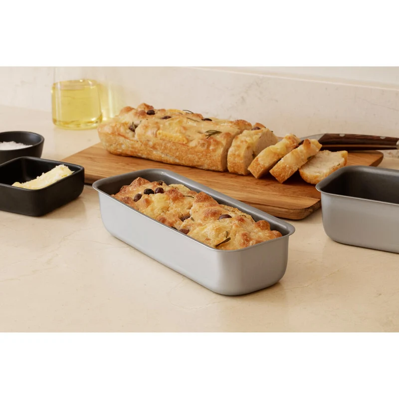 Eva Solo Brot-/Kuchenform Professionell, Aluminium, Keramische Slip-Let-Antihaftbeschichtung, Grey, 1.75 L, 31 x 11 x 6,5 cm, 202032