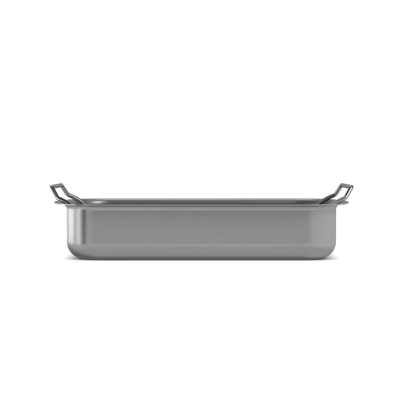 Eva Solo Bräter Professionell mit Rost, Aluminium, Edelstahl, Keramische Slip-Let-Antihaftbeschichtung, Grey, 26 x 19 cm, 202034