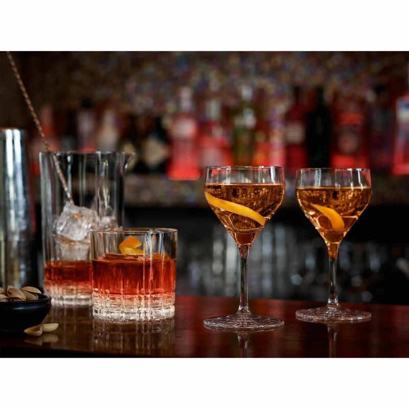Spiegelau Perfect Serve Collection Nick & Nora Glas, 4er Set, Cocktailglas, Cocktail Glas, Kristallglas, 150 ml, 4500156