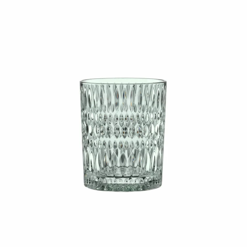 Nachtmann Ethno Tumbler, 2er Set, Whiskybecher, Whiskyglas, Kristallglas, Mint, 304 ml, 105388