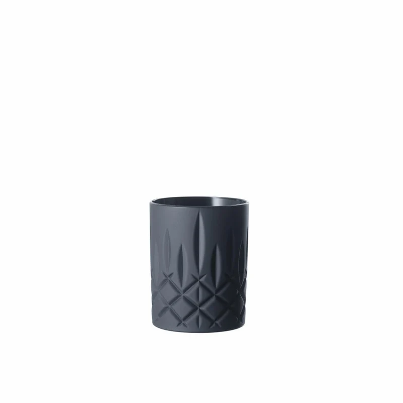 Nachtmann Noblesse Whiskybecher, 2er Set, Tumbler, Whiskyglas, Kristallglas, Schwarz, 295 ml, 105394