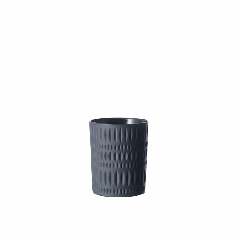 Nachtmann Ethno Tumbler, 2er Set, Whiskybecher, Whiskyglas, Kristallglas, Schwarz, 304 ml, 105395