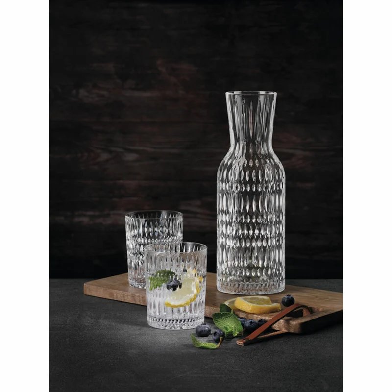 Nachtmann Ethno Wasserkaraffe, Wasser Karaffe, Kristallglas, 1.113 L, 105396