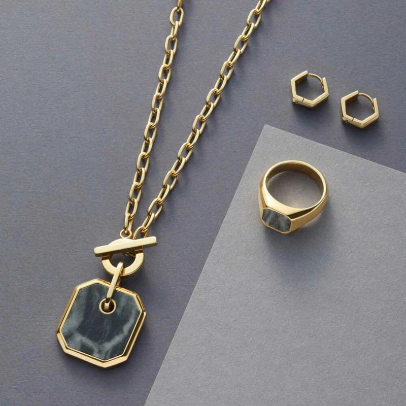 Leonardo Jewels Ring Lira, Fingerring, Schmuck, Edelstahl, Anthrazit, Größe 19, 022175