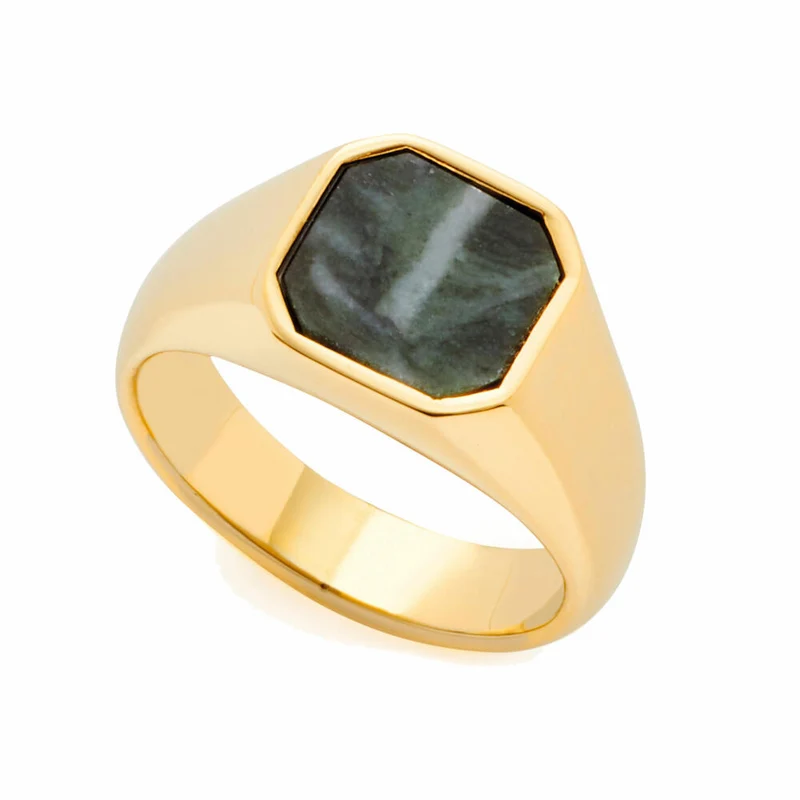 Leonardo Jewels Ring Lira, Fingerring, Schmuck, Edelstahl, Anthrazit, Größe 20, 022176