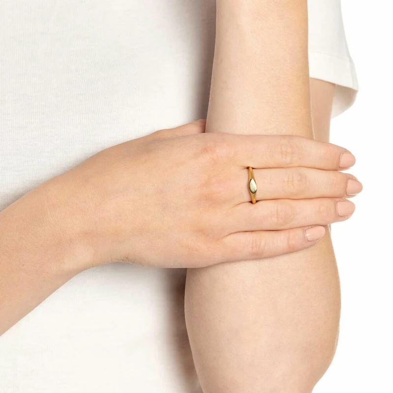 Leonardo Jewels Ring Lovis Ciao, Fingerring, Schmuck, Edelstahl, Golden, Größe 16, 022139