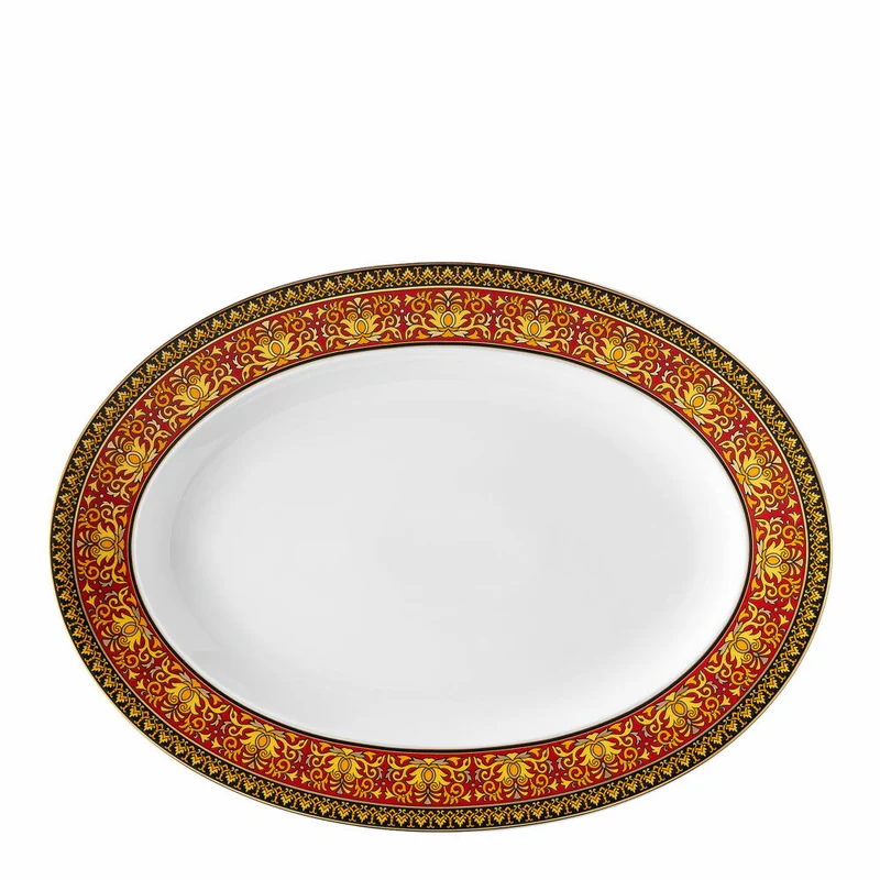 Rosenthal Versace Platte Medusa, Porzellan, 34 cm, 19300-409605-12734