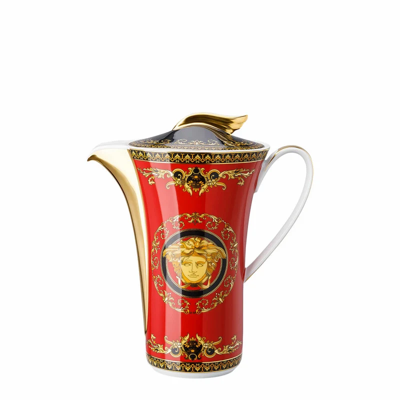 Rosenthal Versace Kaffeekanne für 6 Personen Medusa, Porzellan, 1.2 L, 19300-409605-14030