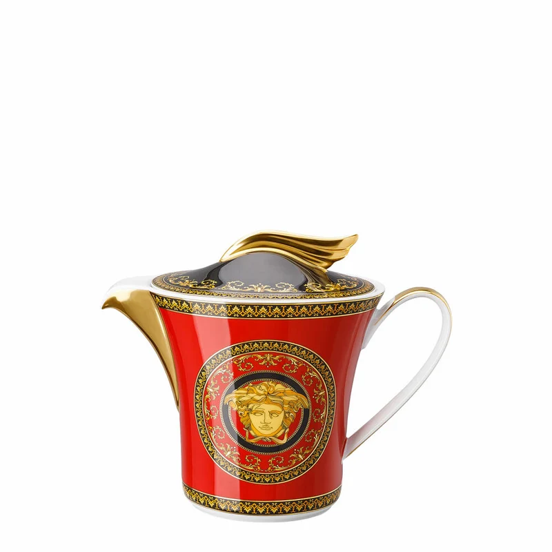 Rosenthal Versace Teekanne für 6 Personen Medusa, Porzellan, 1.3 L, 19300-409605-14230