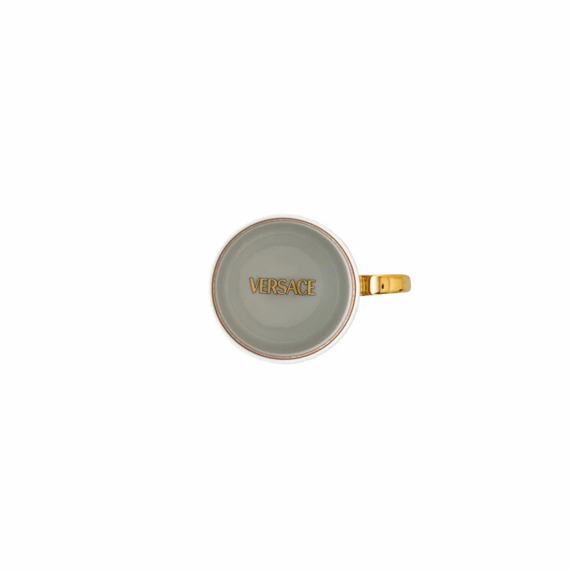 Rosenthal Versace Henkelbecher La Greca Signature Red, Porzellan, 300 ml, 19335-403766-15505