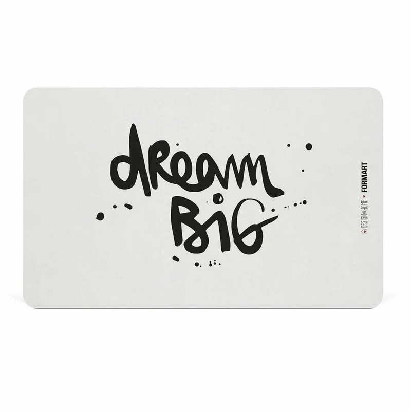 PPD Dream Big D@H Tray, Frühstücksbrettchen, Brettchen, Frühstück, Resopal, Weiß / Schwarz, 14.3 x 23.3 cm, 661341