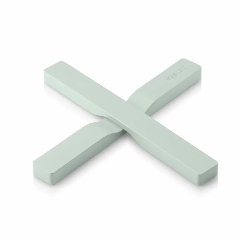 Eva Solo Magnetischer Untersetzer 2-tlg., Topfuntersetzer, Nylon, Silikon, Sage, 530764