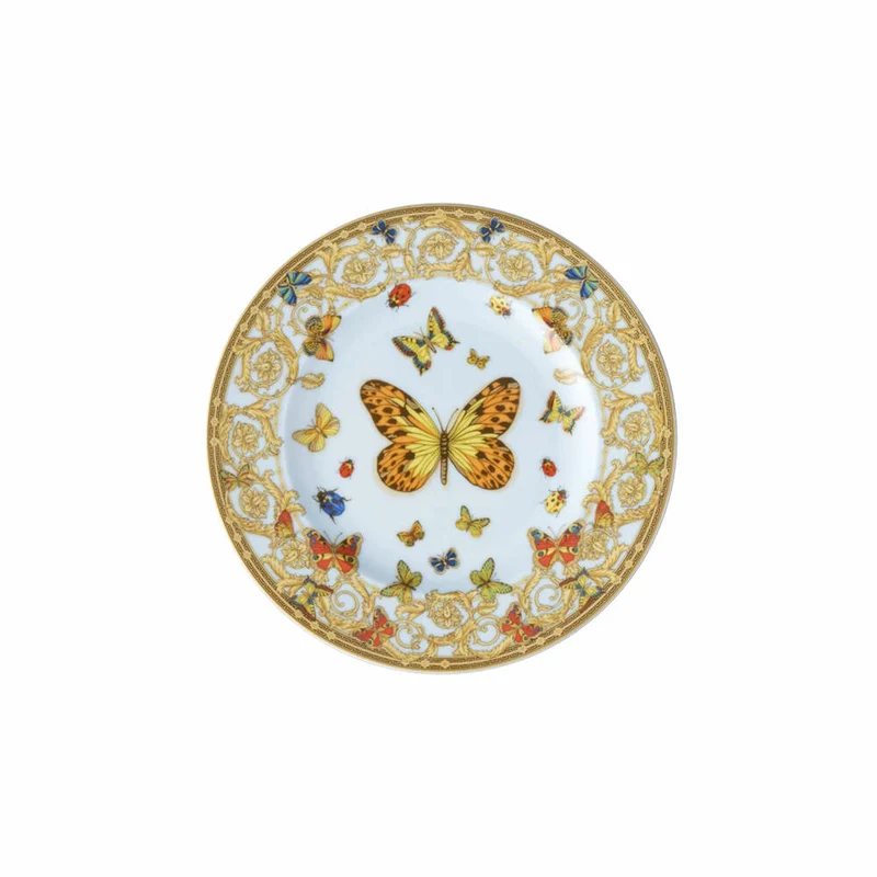 Rosenthal Versace Brotteller Le jardin de Versace, Porzellan, 18 cm, 19300-409609-10218