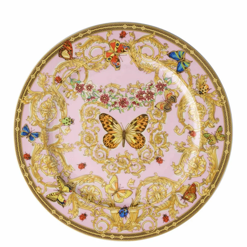Rosenthal Versace Platzteller Le jardin de Versace, Porzellan, 30 cm, 19300-409609-10230